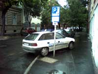 Szeged - szablytalan parkols