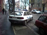 Szeged - zld terleten parkols